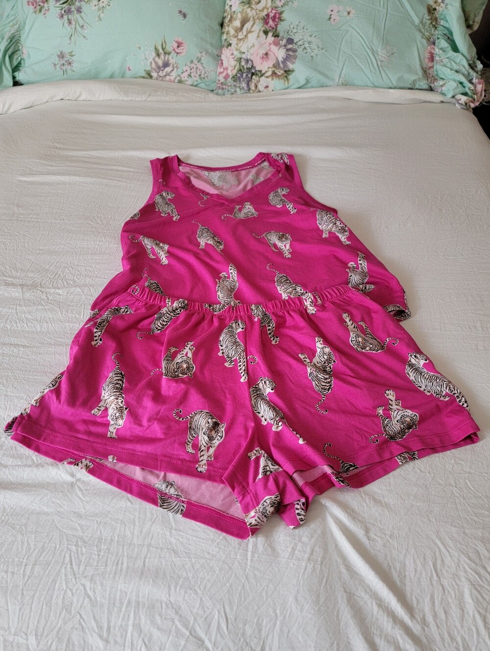 Joyspun Tiger Pink Pajama Set